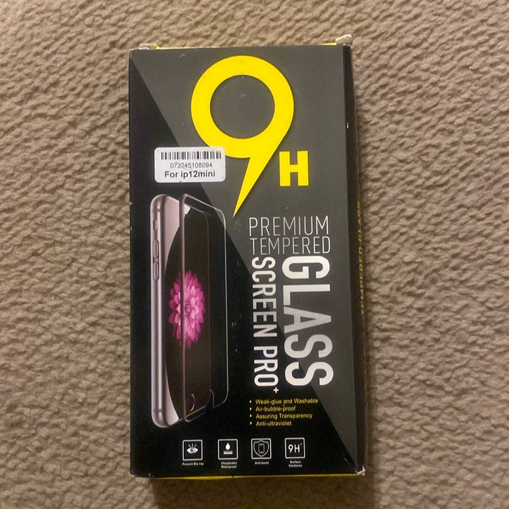 iPhone 12 mini Tempered glass screen protectors
